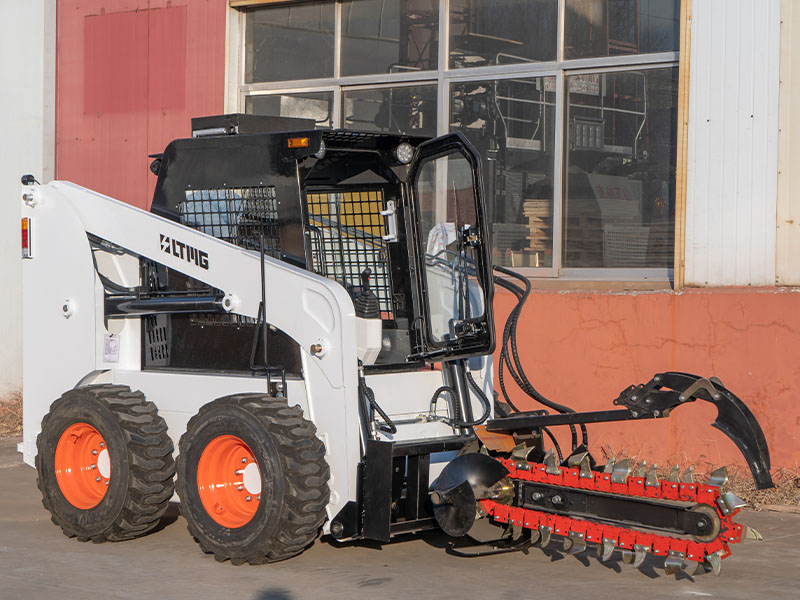 Trencher Attachment For Skid Steer Loader