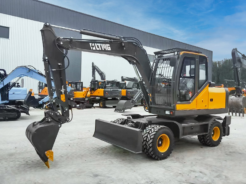 chinese wheel excavator for sale