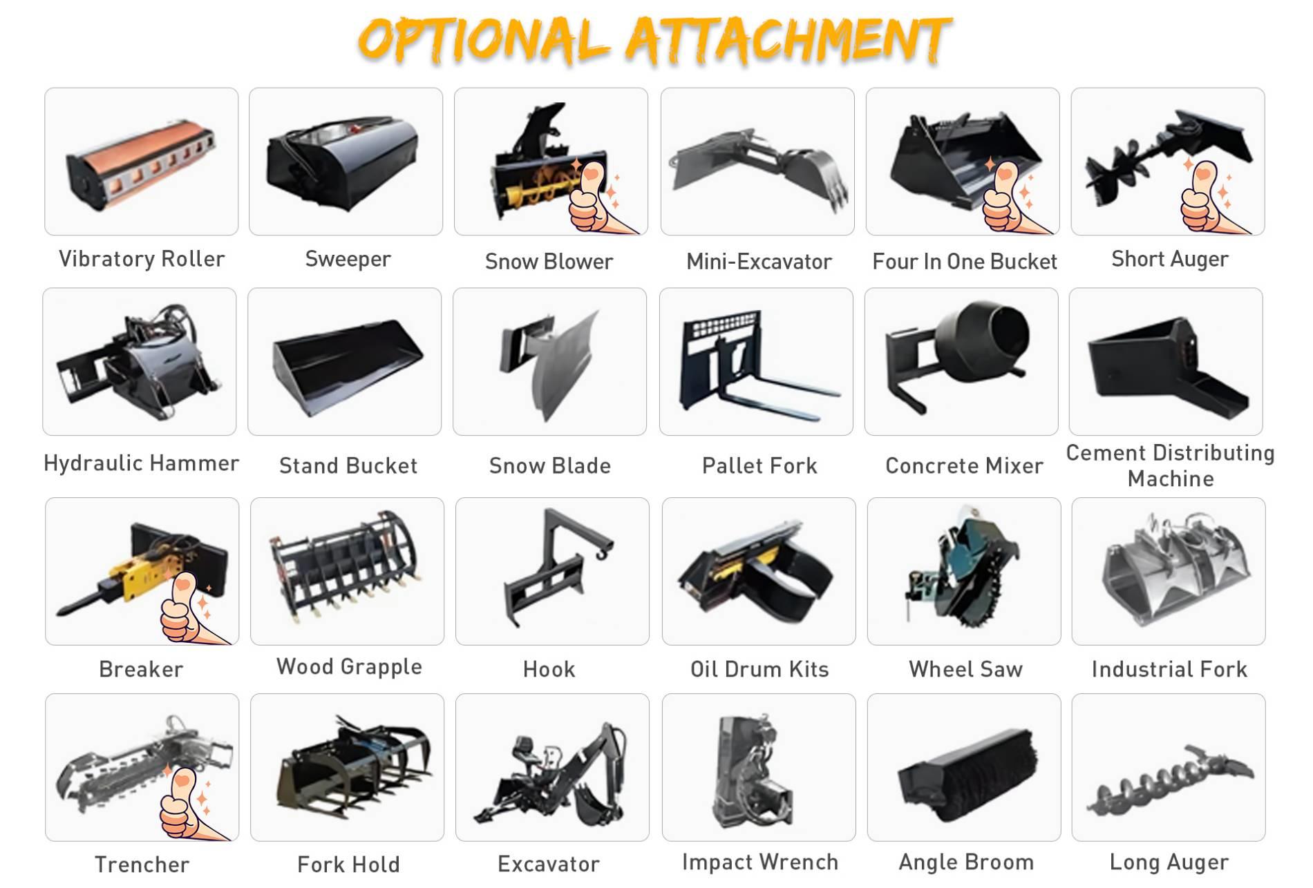 skid steer attachments